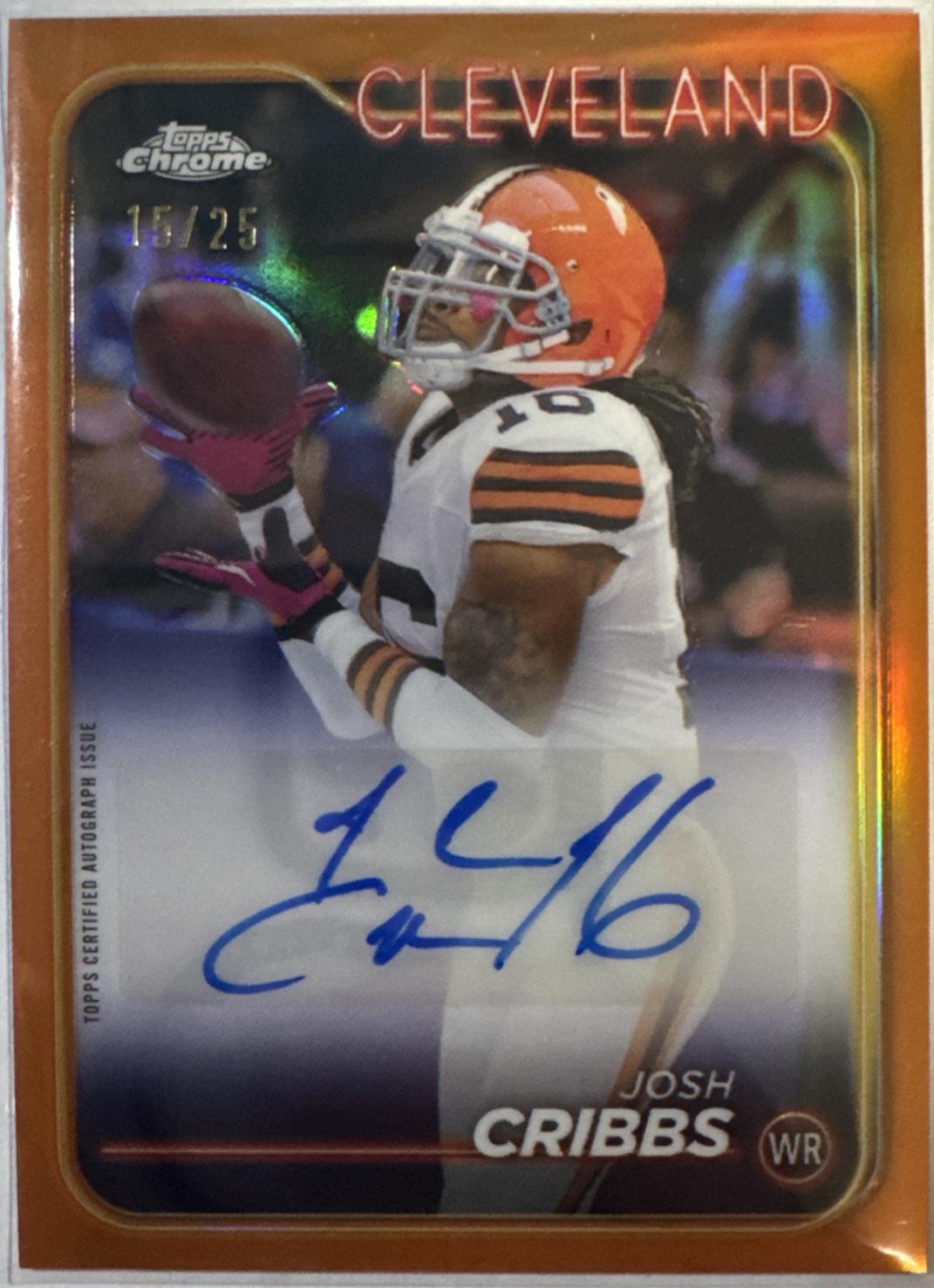 Josh Cribbs [Orange Wave] #BA-JCR