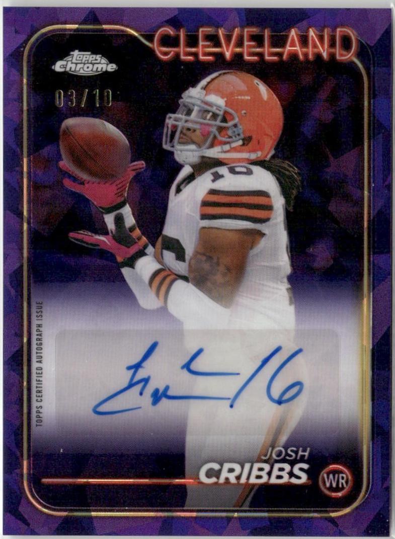 Josh Cribbs [Purple Orange Sapphire] #BA-JCR