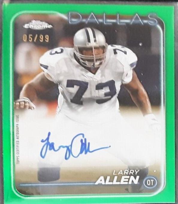 Larry Allen [Green Refractor] #BA-LAL