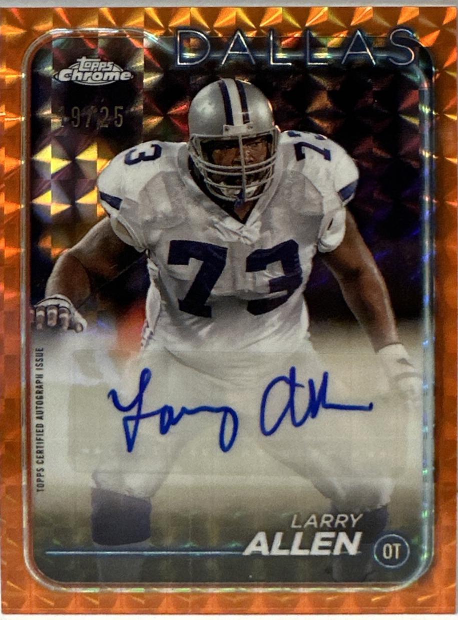 Larry Allen [Orange Refractor] #BA-LAL