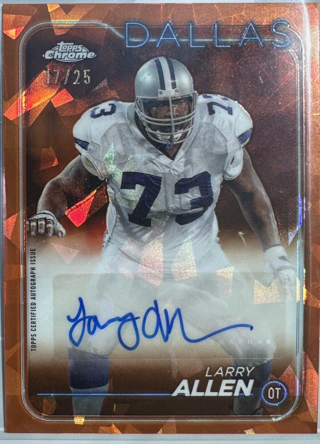Larry Allen [Orange Sapphire] #BA-LAL