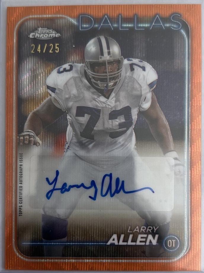 Larry Allen [Orange Wave] #BA-LAL