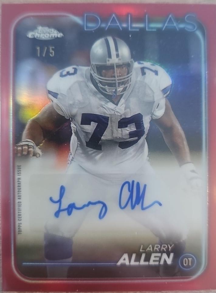 Larry Allen [Red Refractor] #BA-LAL