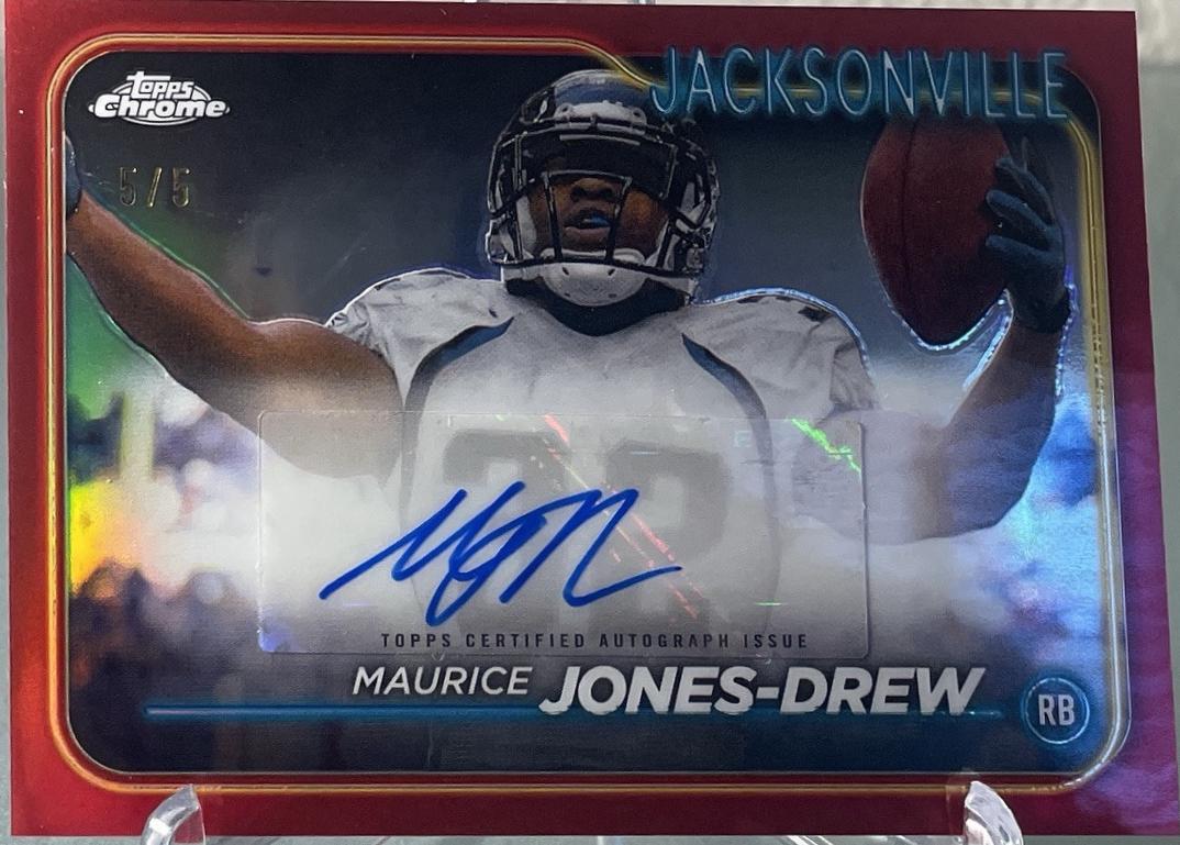 Maurice Jones-Drew [Red Orange Sapphire] #BA-MJO