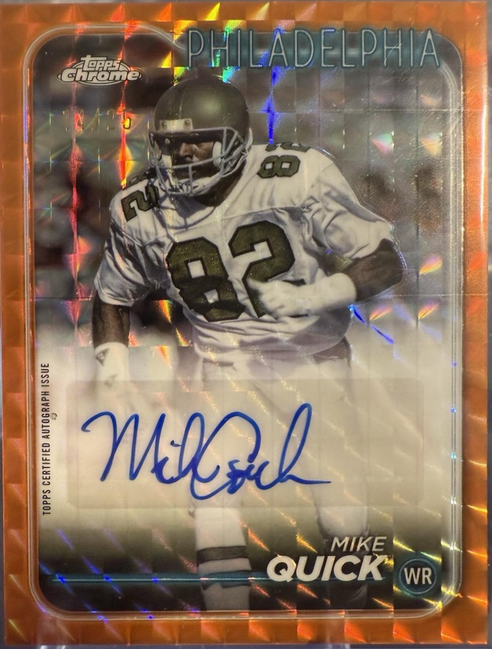 Mike Quick [Orange Refractor] #BA-MQU