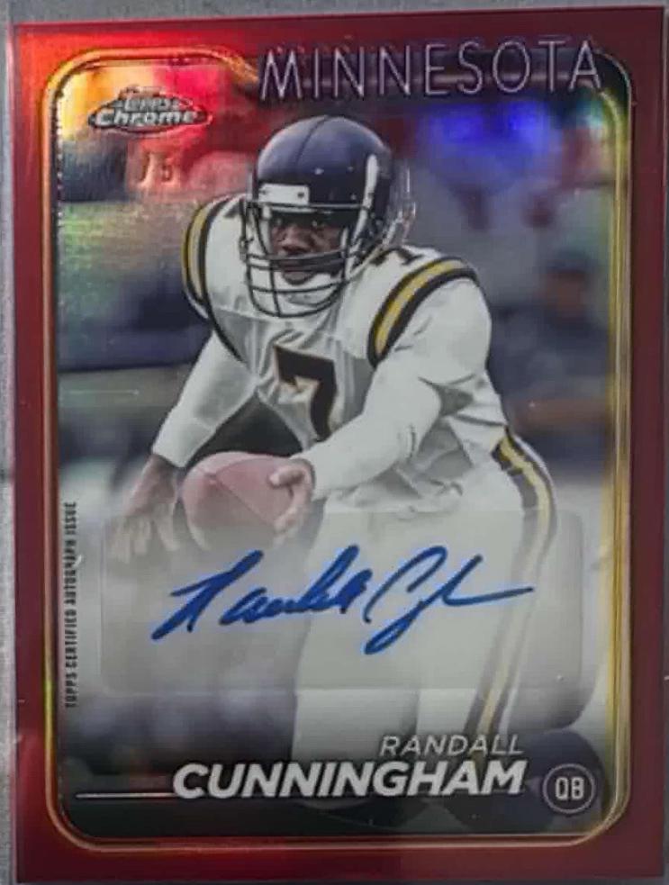 Randall Cunningham [Red Refractor] #BA-RCU