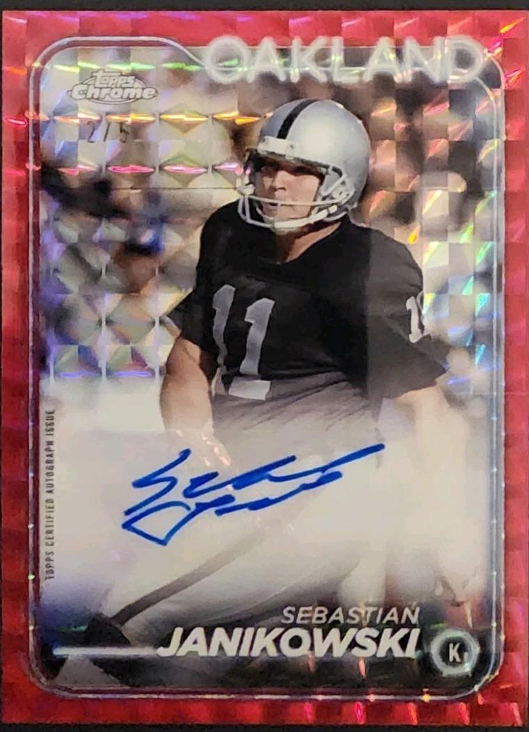 Sebastian Janikowski [Red Refractor] #BA-SJA