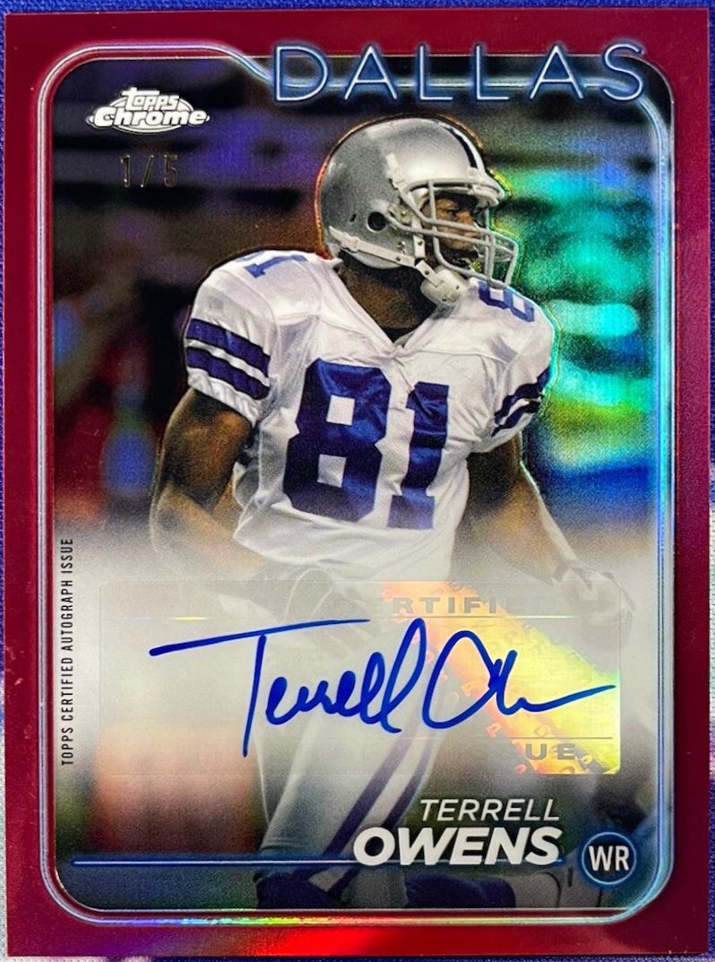 Terrell Owens [Red Orange Sapphire] #BA-TOW