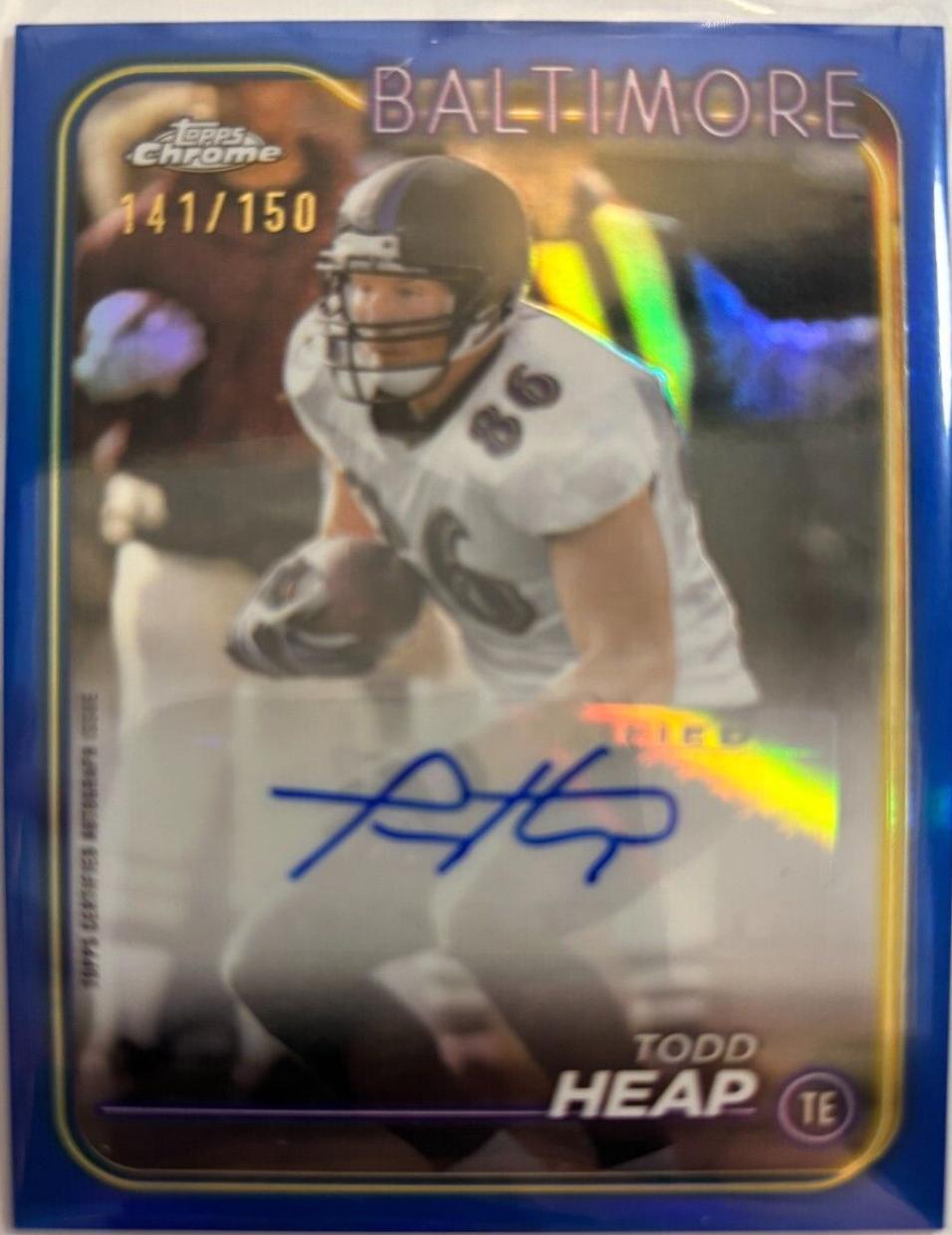 Todd Heap [Blue Refractor] #BA-THE