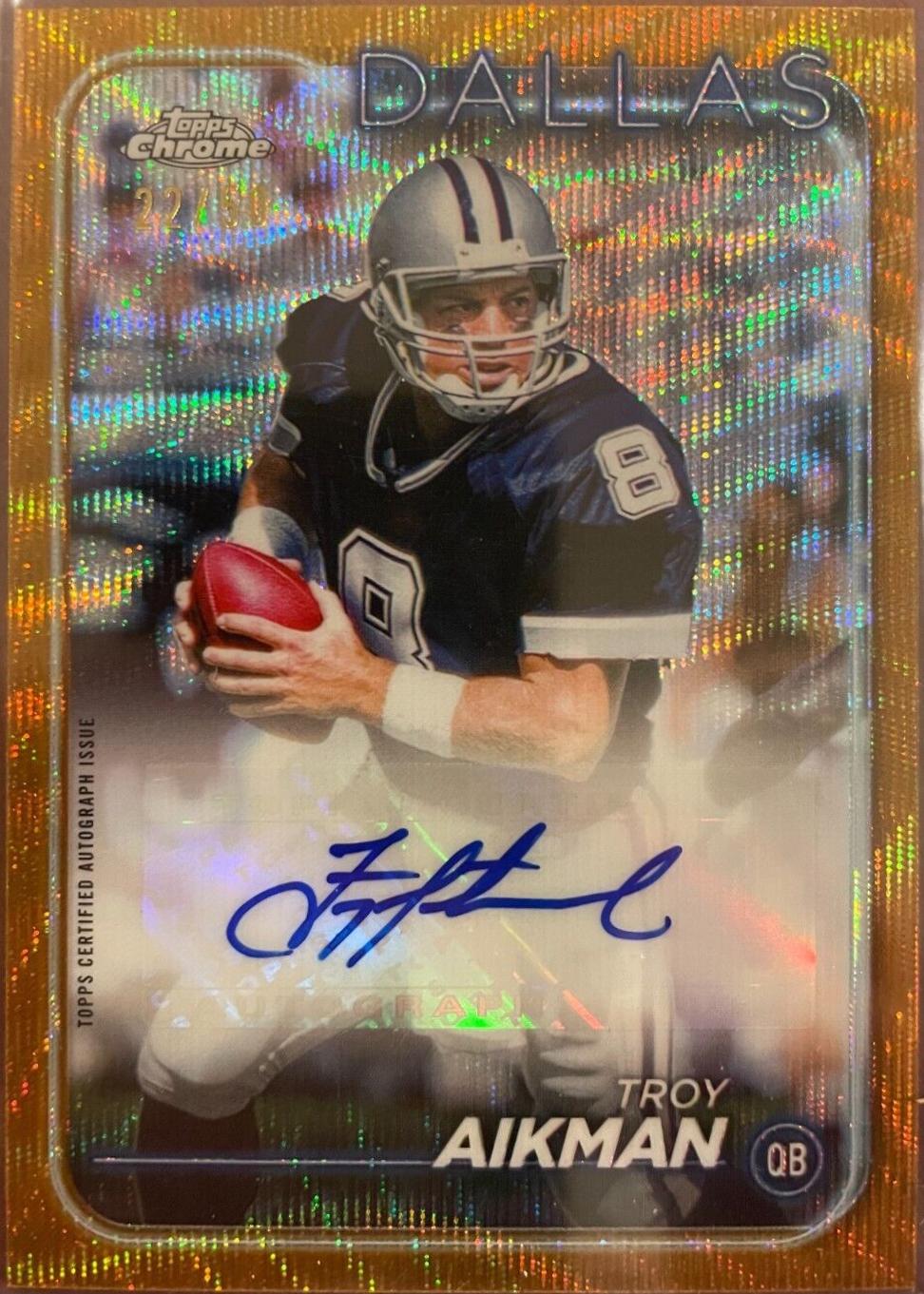 Troy Aikman [Gold Wave] #BA-TAI