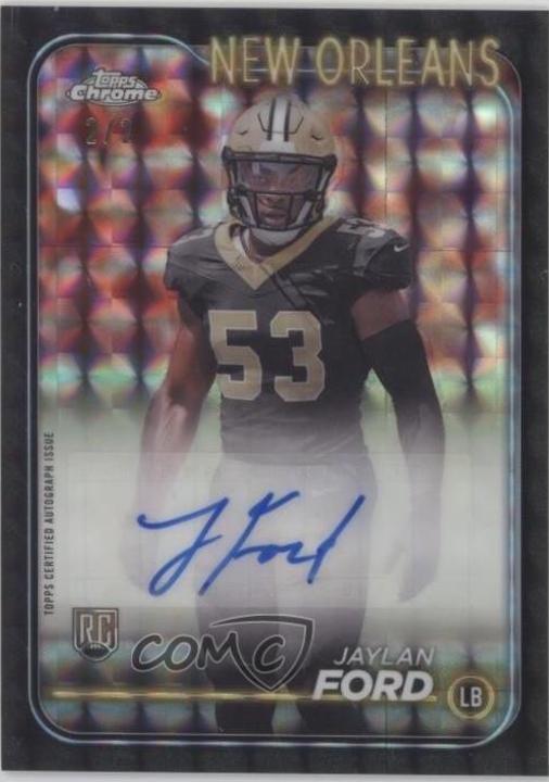 Jaylan Ford [Black Refractor] #RA-JFO