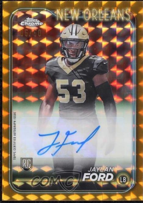 Jaylan Ford [Gold Refractor] #RA-JFO