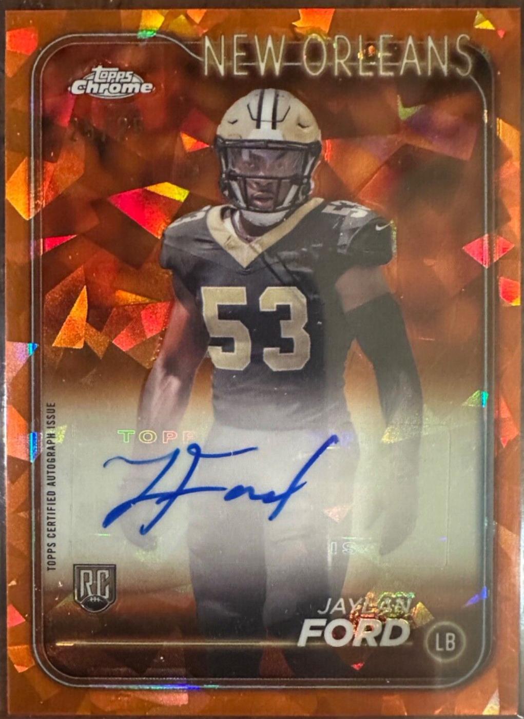 Jaylan Ford [Orange Refractor] #RA-JFO