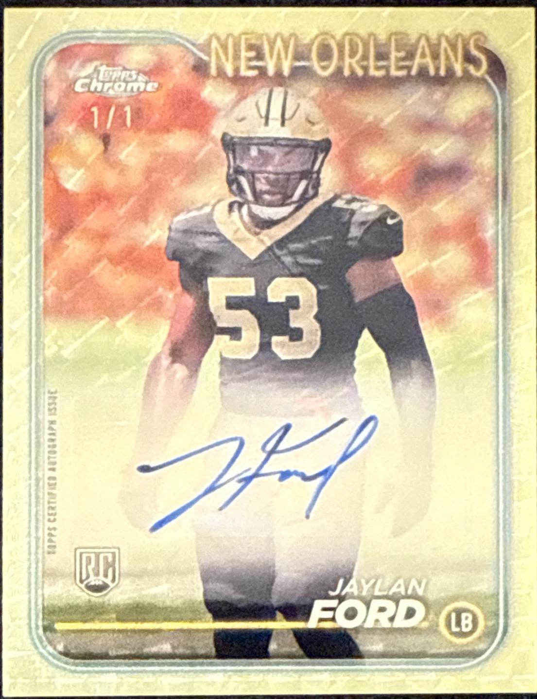 Jaylan Ford [Superfractor] #RA-JFO