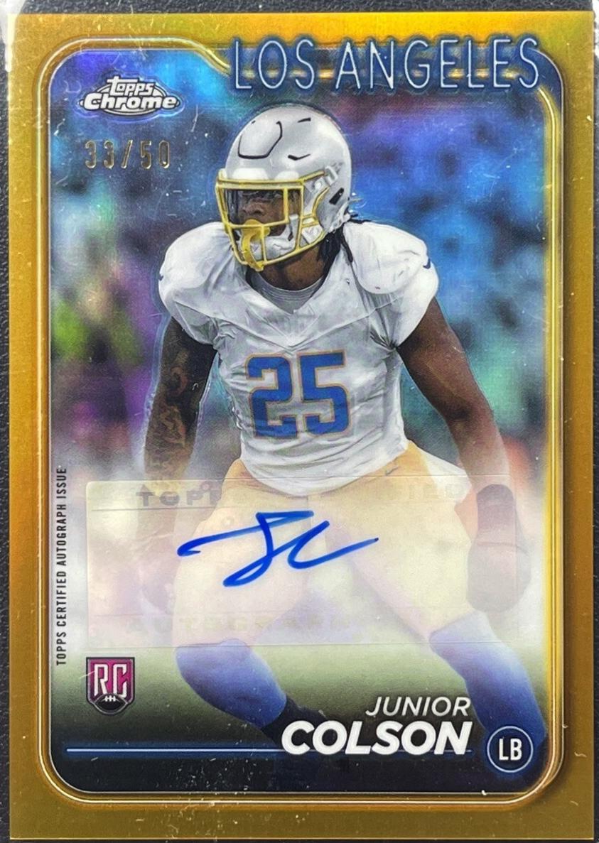 Junior Colson [Gold Refractor] #RA-JCO