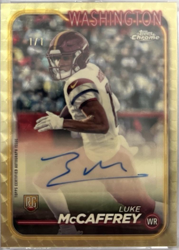 Luke McCaffrey [Superfractor] #RA-LMC
