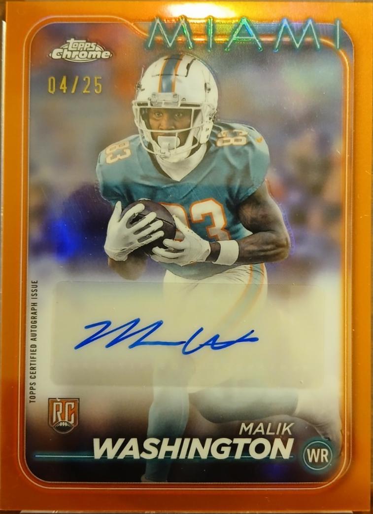 Malik Washington [Orange Sapphire] #RA-MWA