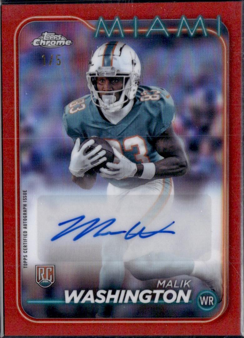 Malik Washington [Red Refractor] #RA-MWA