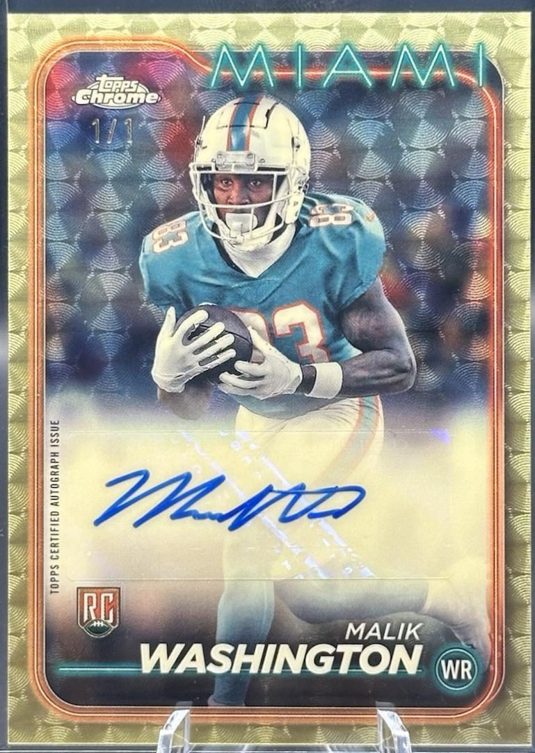 Malik Washington [Superfractor] #RA-MWA