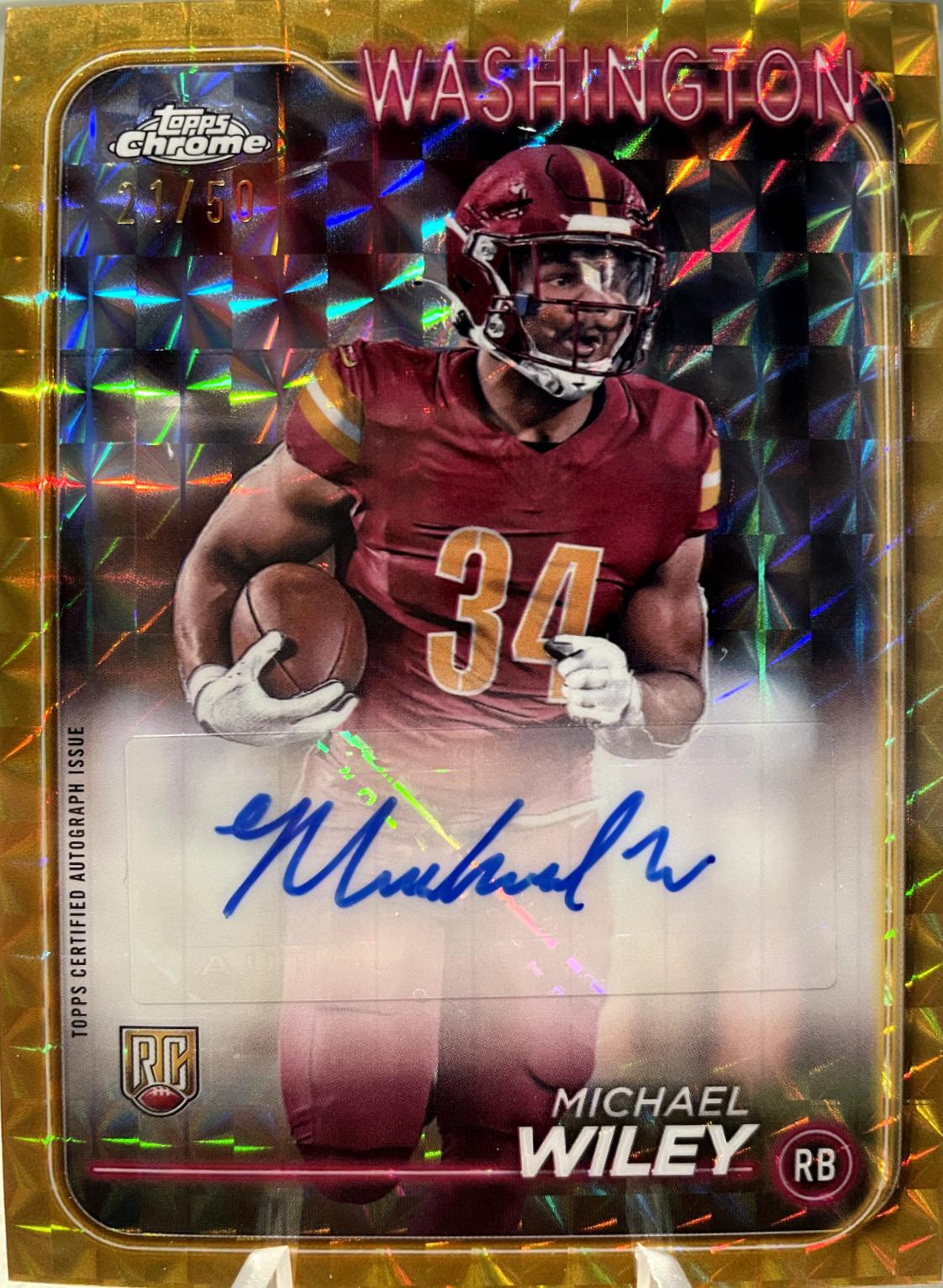 Michael Wiley [Gold Refractor] #RA-MWI