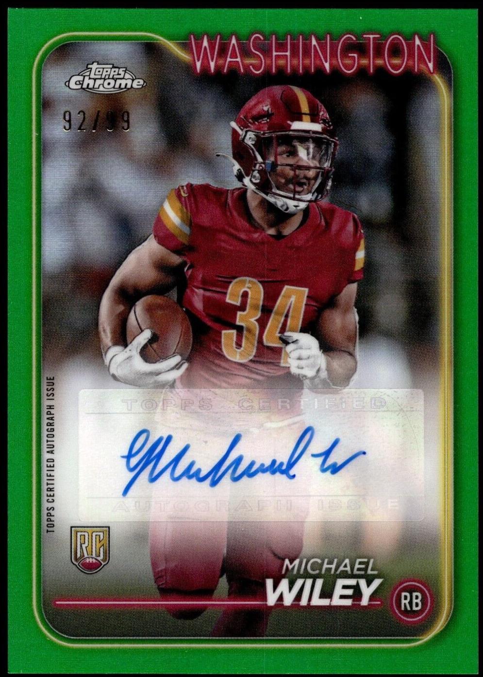 Michael Wiley [Green Refractor] #RA-MWI