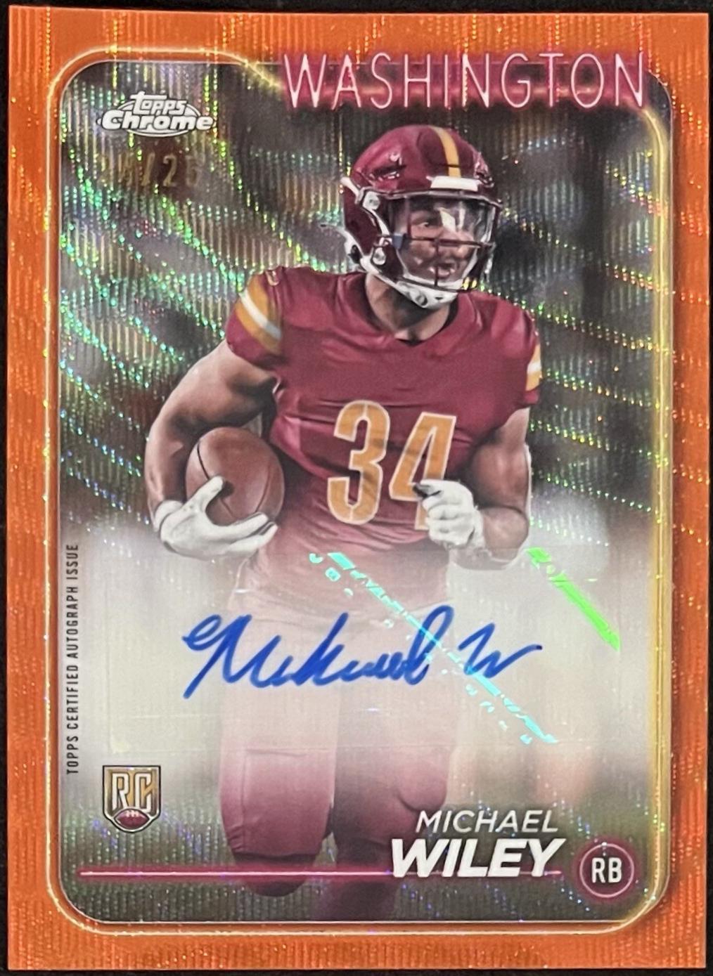 Michael Wiley [Orange Wave] #RA-MWI