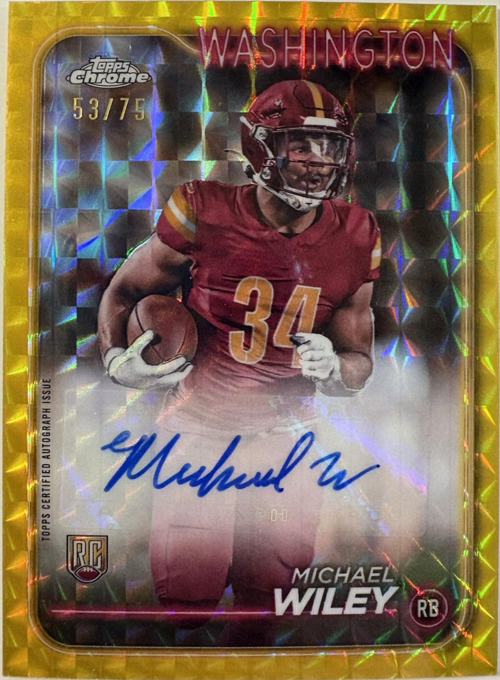 Michael Wiley [Yellow Refractor] #RA-MWI