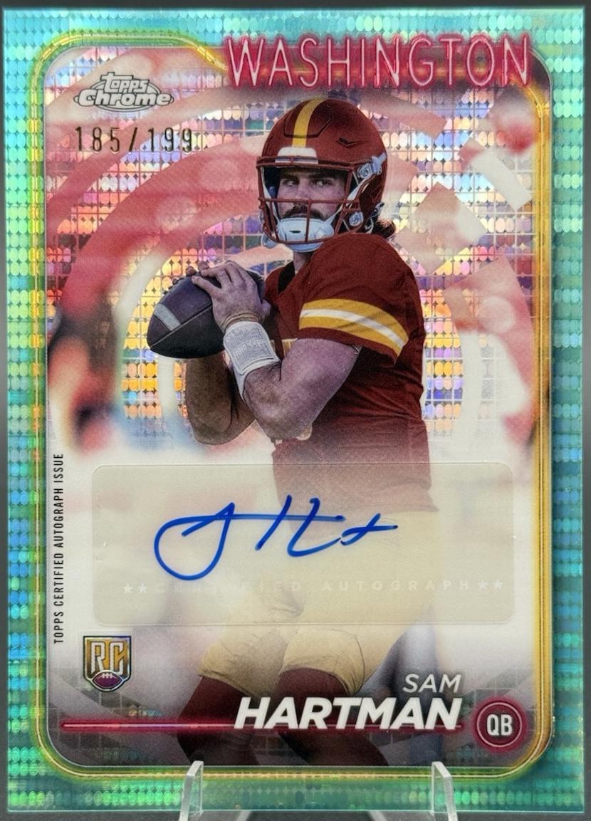 Sam Hartman [Orange Refractor] #RA-SHA