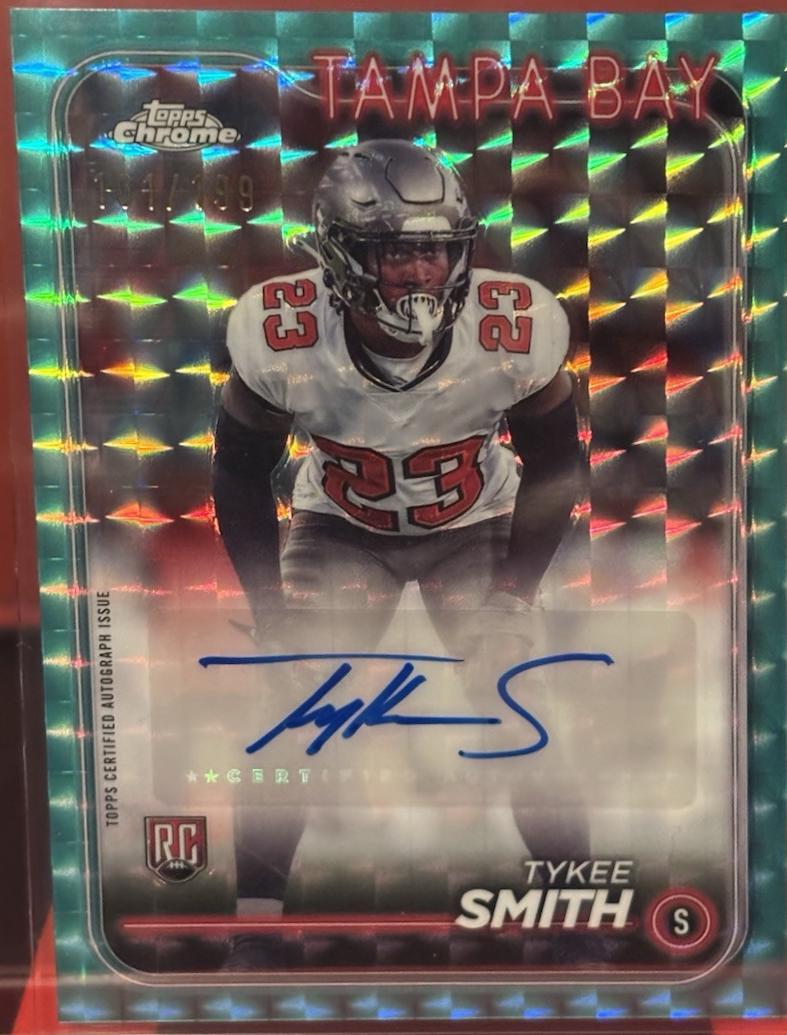 Tykee Smith [Aqua Refractor] #RA-TSM