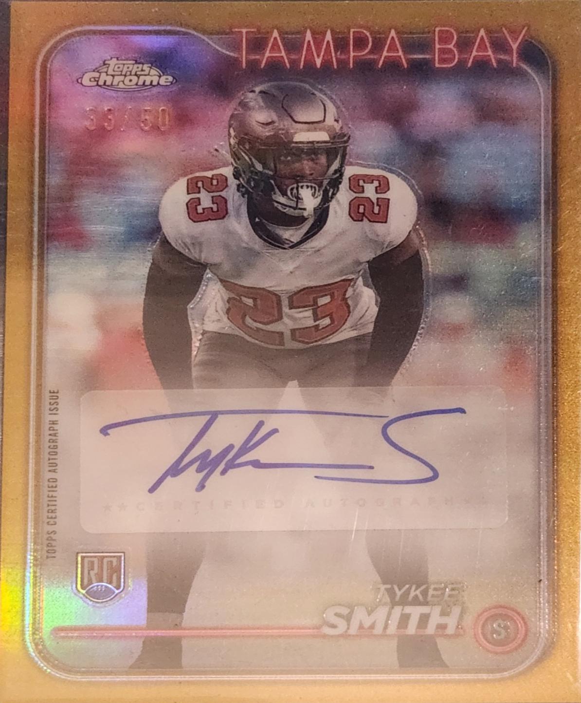 Tykee Smith [Gold Refractor] #RA-TSM