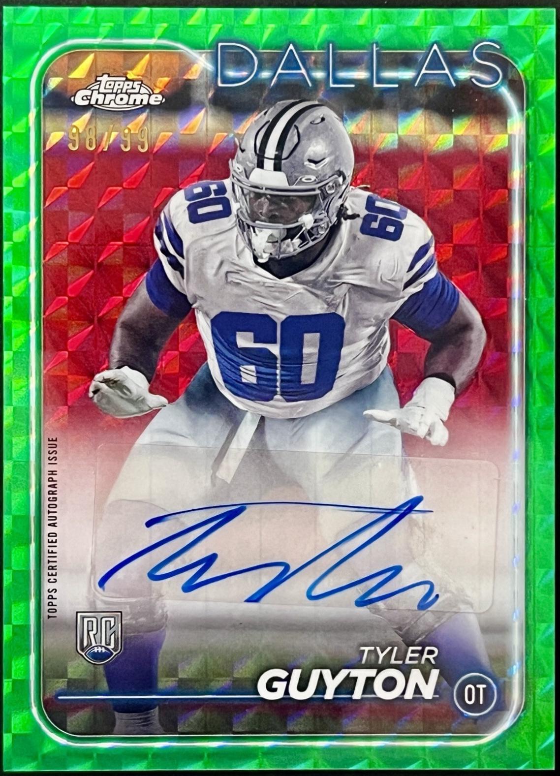 Tyler Guyton [Green Refractor] #RA-TGU