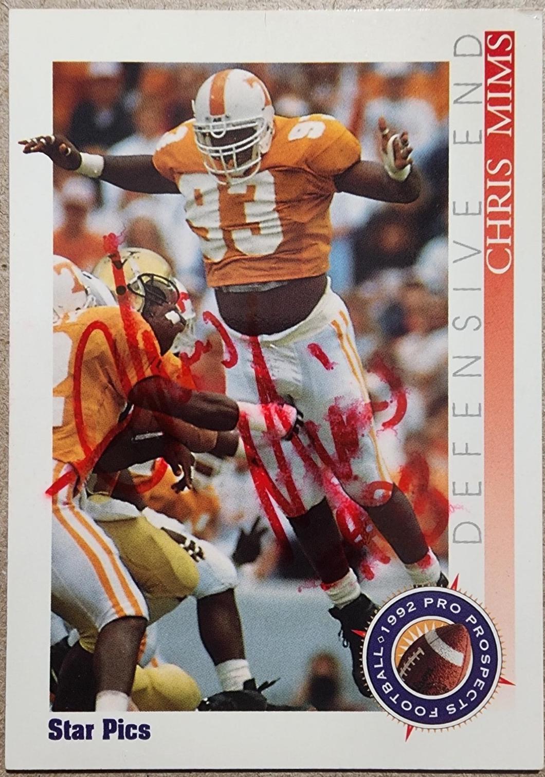 Chris Mims [Autograph] #92