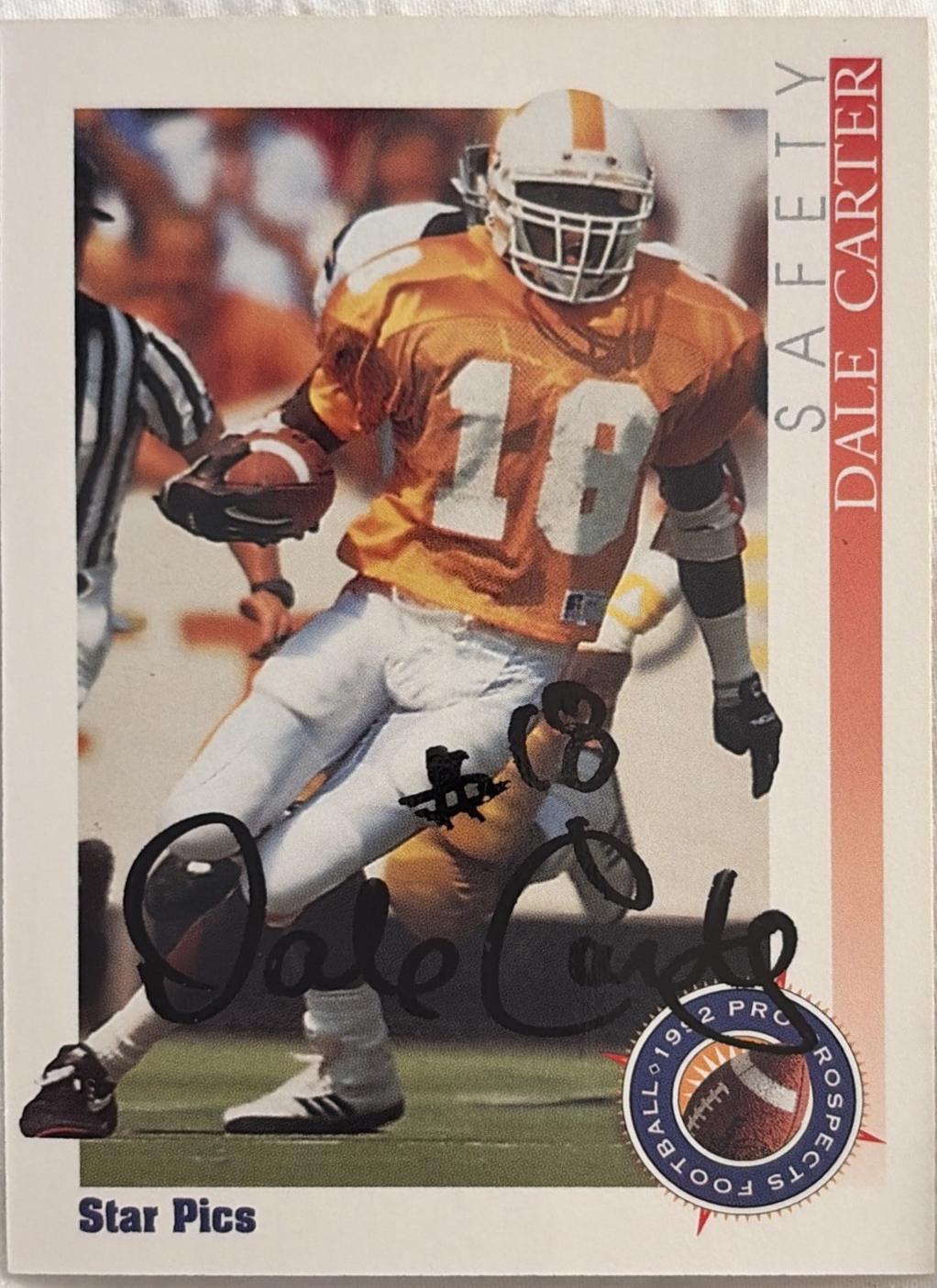 Dale Carter [Autograph] #84