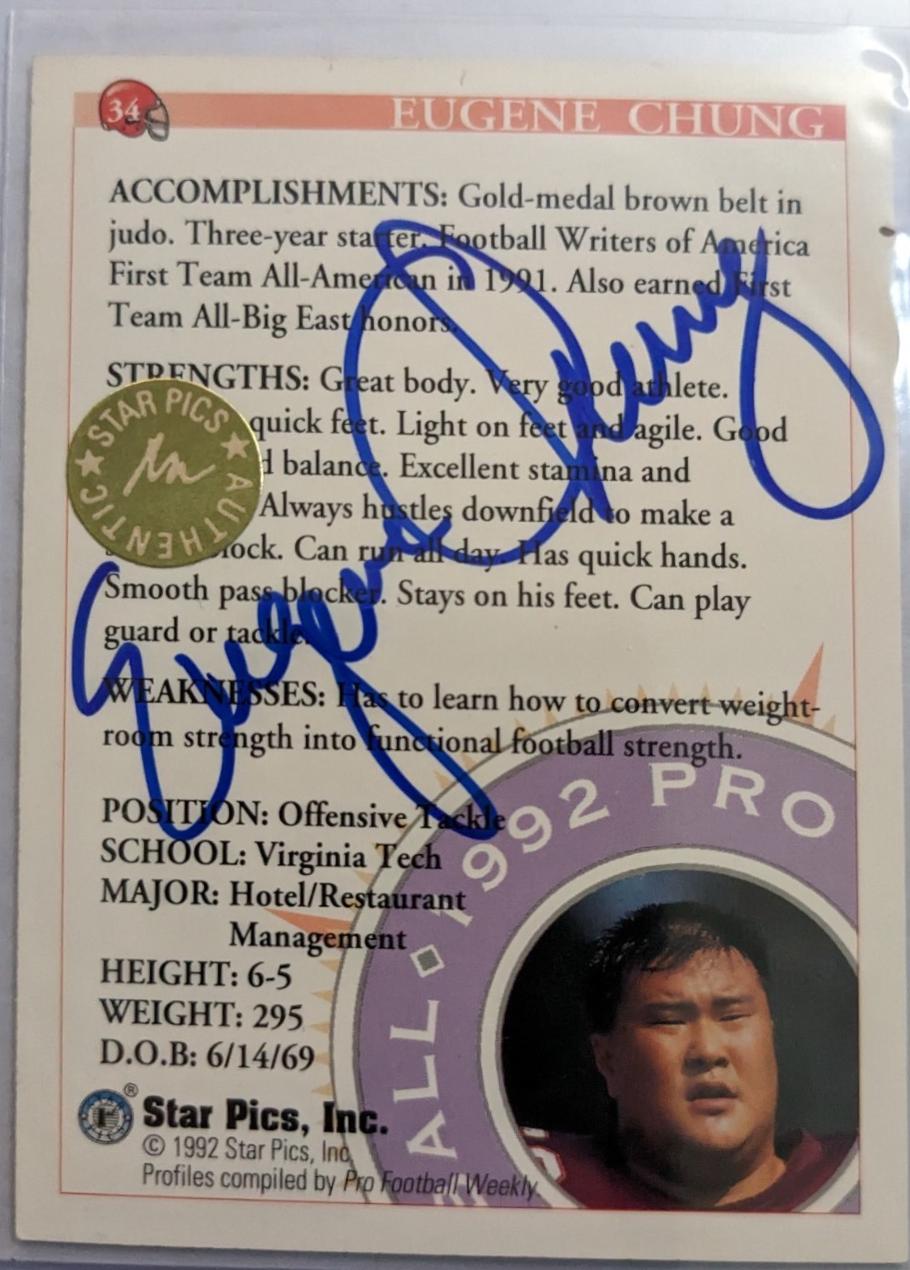 Eugene Chung [Autograph] #34