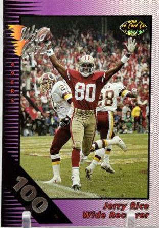 Jerry Rice [100 Stripe Silver] #30