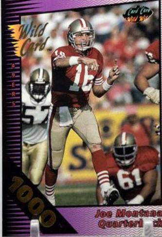 Joe Montana [1000 Stripe Gold] #1