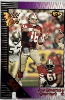 Joe Montana [50 Stripe Silver] #1