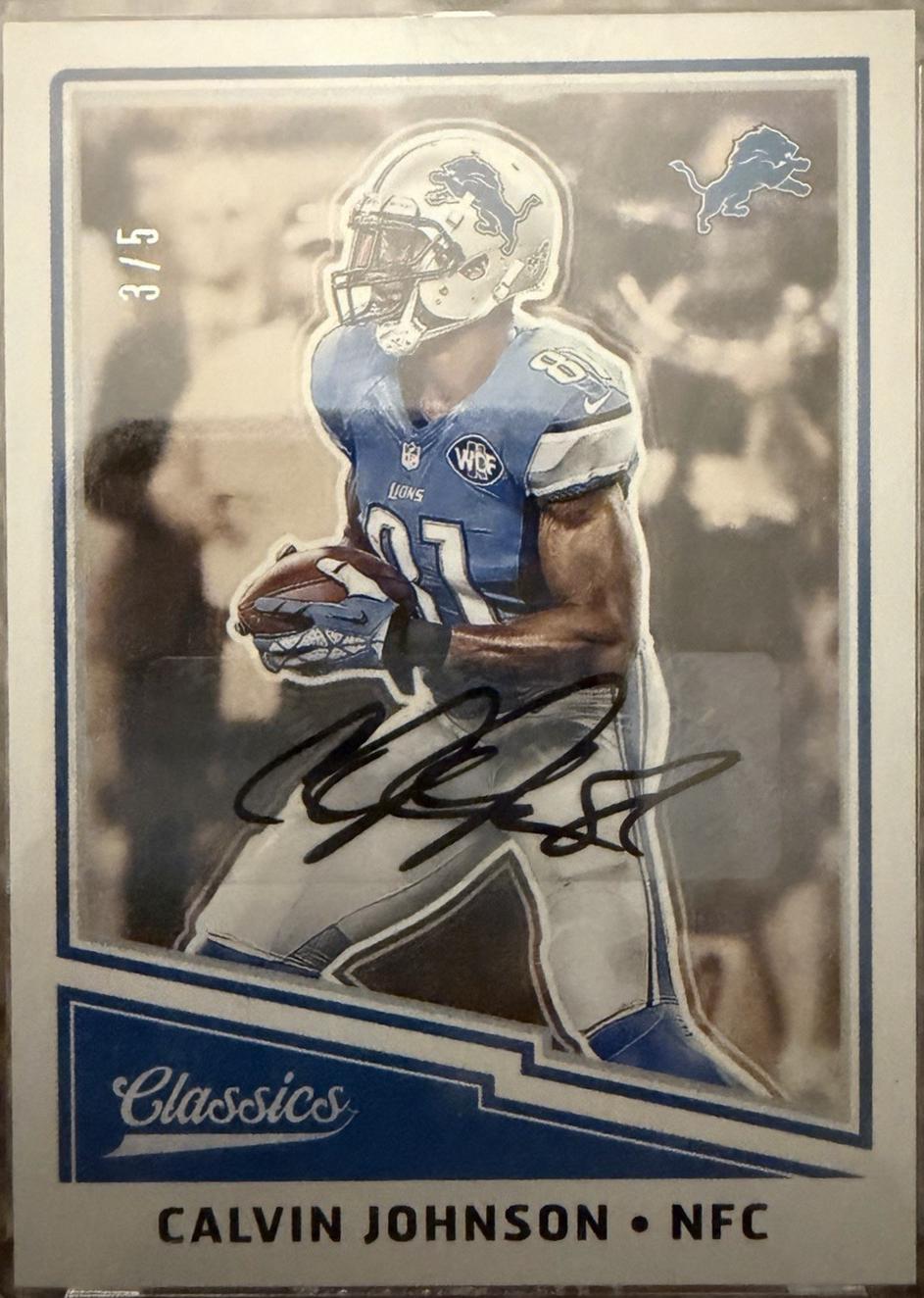Calvin Johnson [Autograph] #136