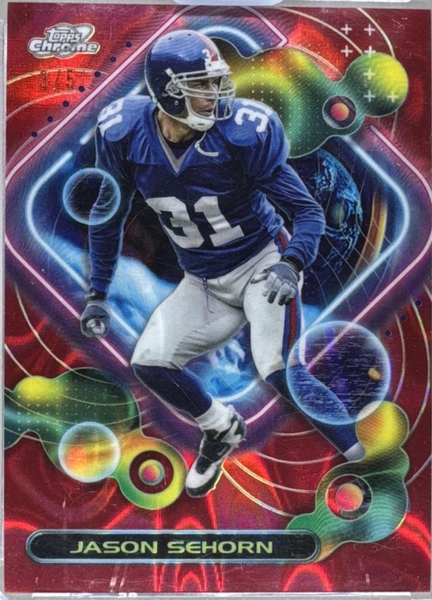Jason Sehorn [Red Flame] #257