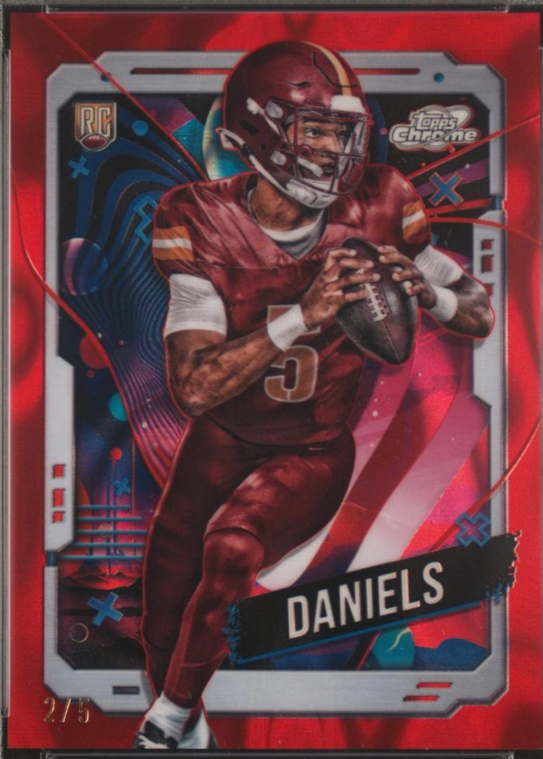 Jayden Daniels [Red Flare Refractor] #196