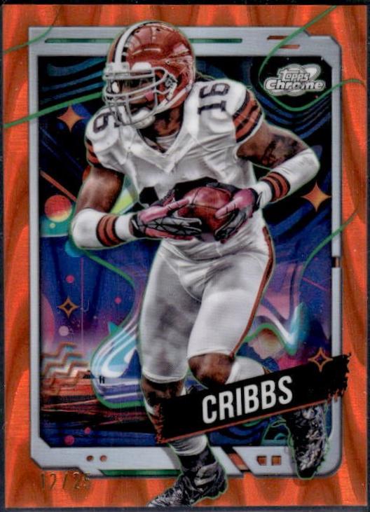 Josh Cribbs [Orange Galactic Refractor] #20