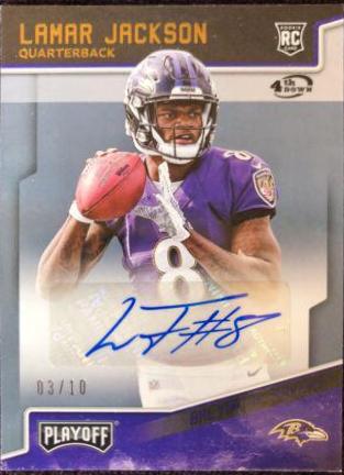 Lamar Jackson [Autograph 4th Down] #212