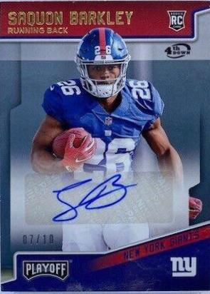 Saquon Barkley [Autograph 4th Down] #201