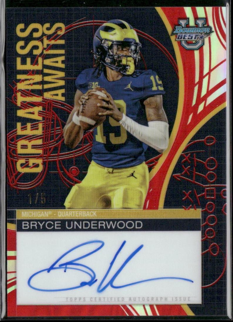 Bryce Underwood [Red] #GA-BU