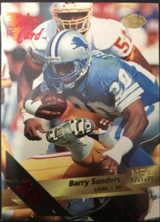 Barry Sanders [20 Stripe] #124