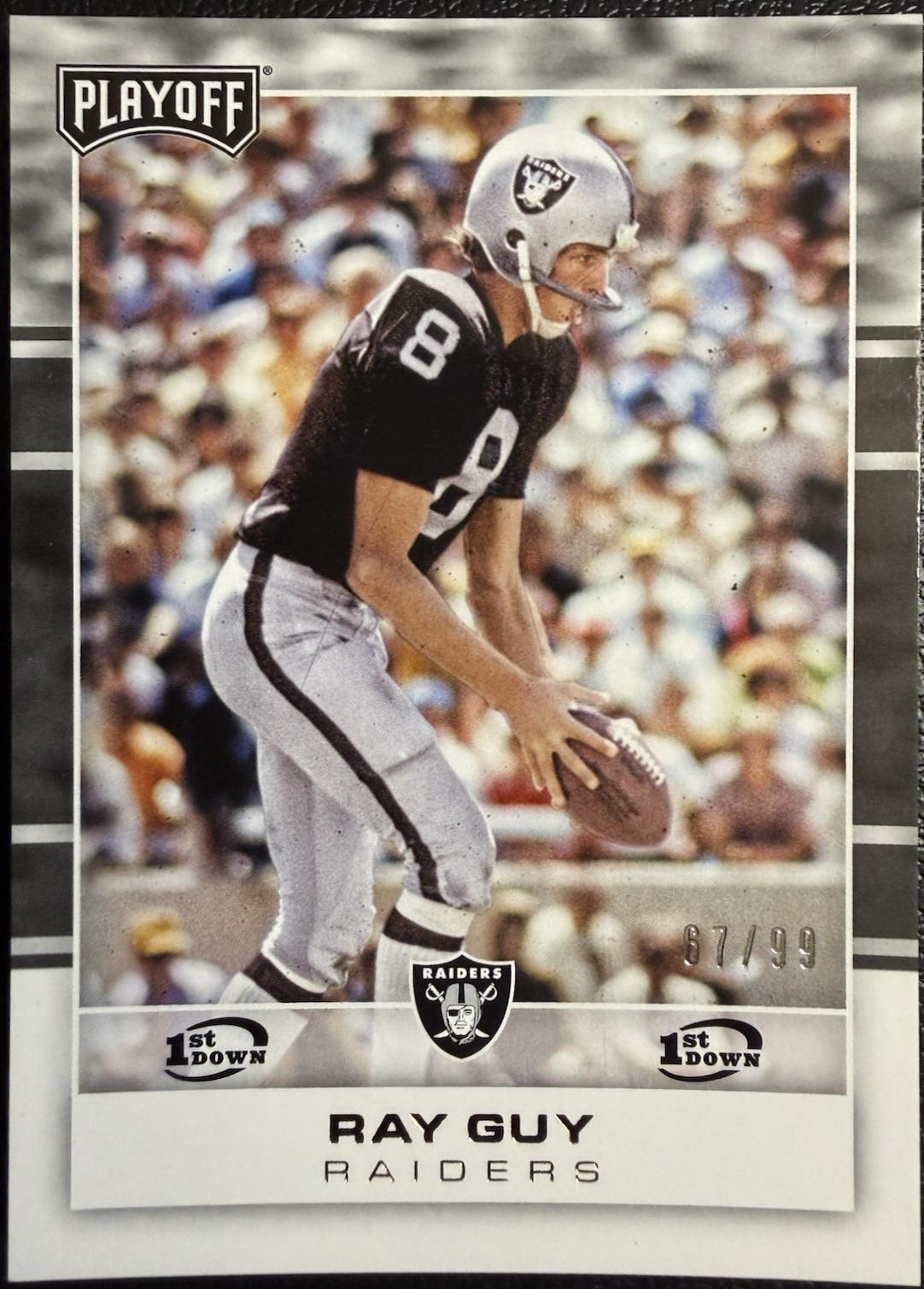 Ray Guy [1st Down] #163