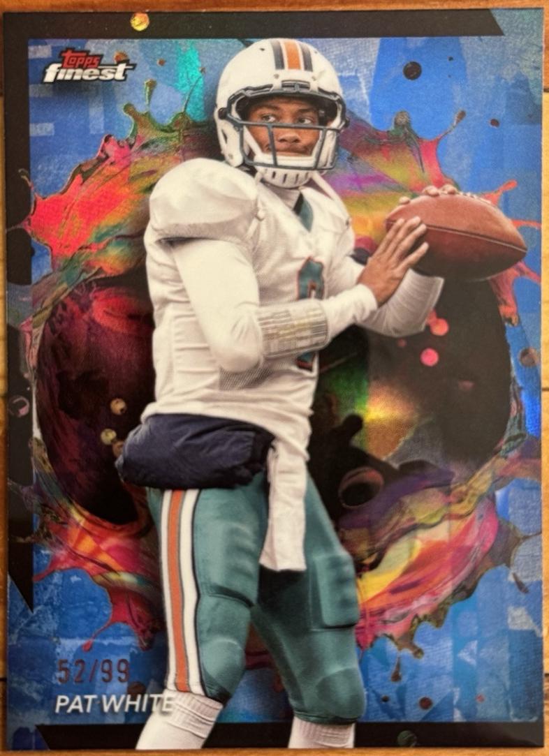 Pat White [Blue Checkerboard Refractor] #225
