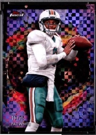 Pat White [Purple Checkerboard Refractor] #225