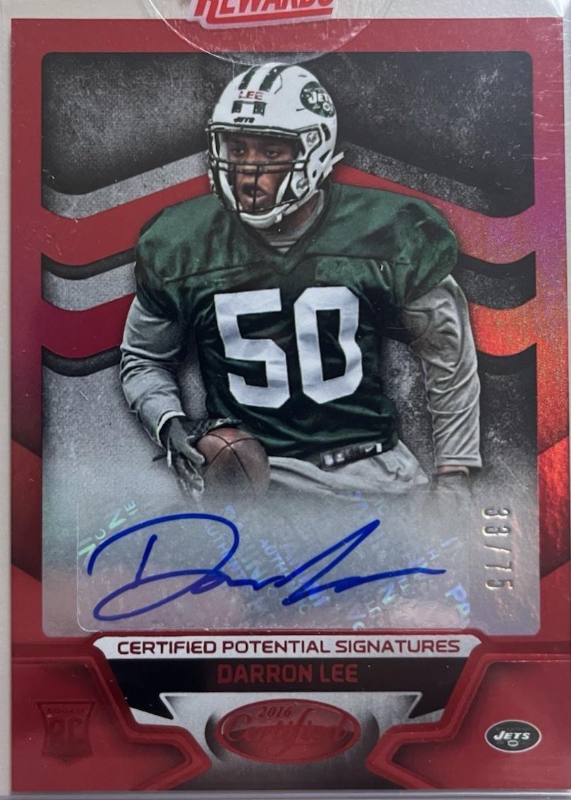 Darron Lee [Red] #CPS-DL