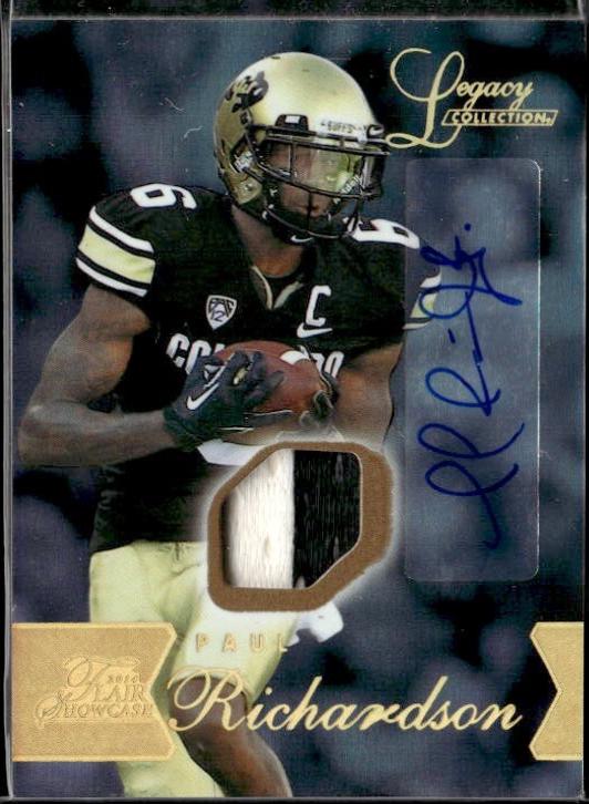 Paul Richardson [Row 1 Legacy Autograph Patch] #123